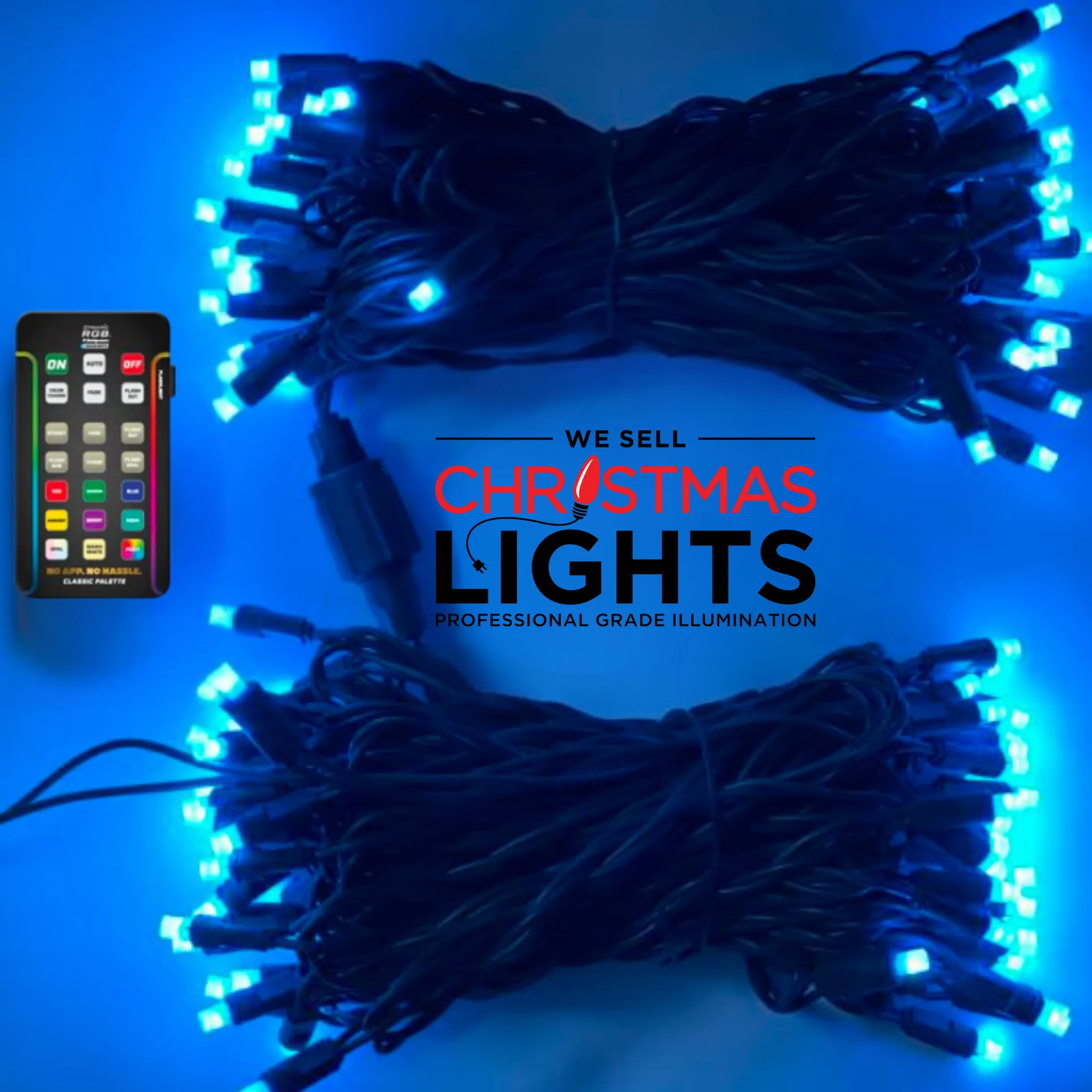 50L 5MM RGB - Gr Cord/RGB- 6" Spacing- Case of 24