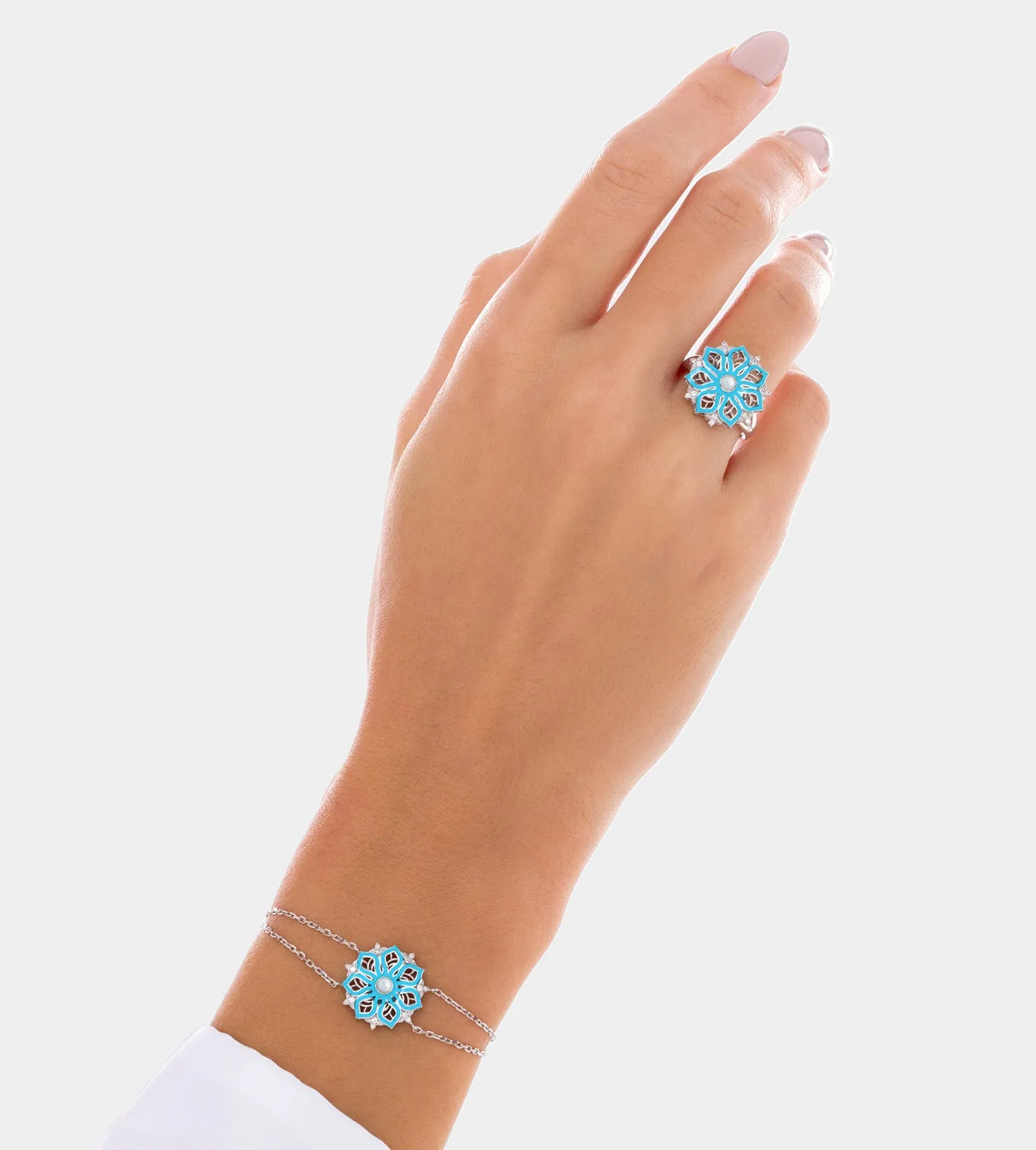 Aura bloom blue