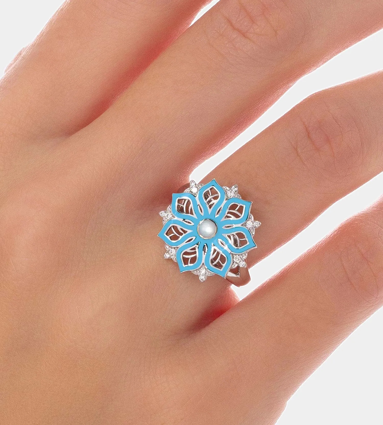 Aura bloom blue