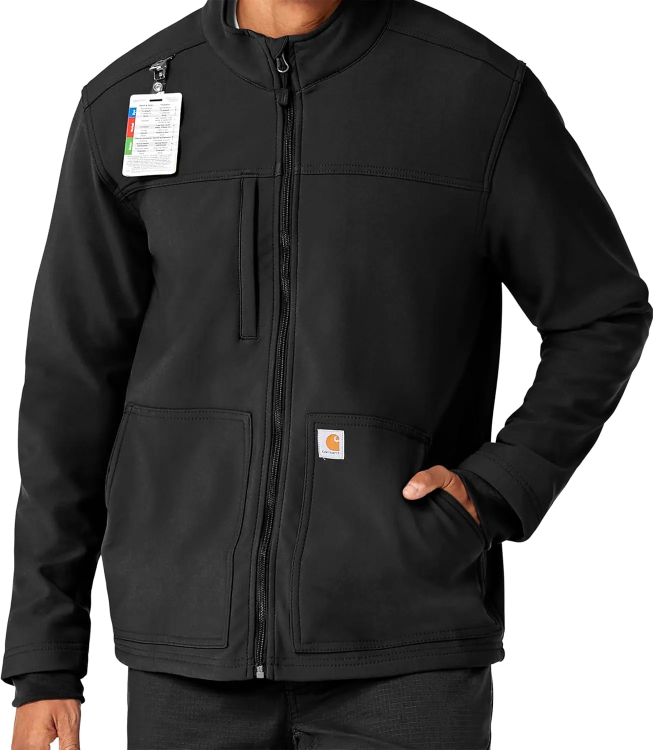 Carhartt Scrubs C80023 Men's Rugged Flex Modern Fit Bonded Fleece Jack