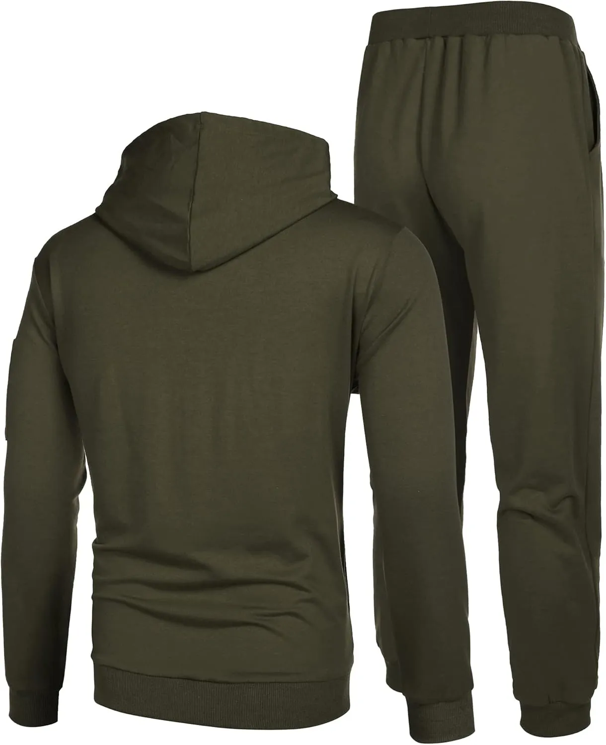 COOFANDY Men's Tracksuit 2 Piece Hooded Athletic Sweatsuits Casual Running Jogging Sport Suit Sets