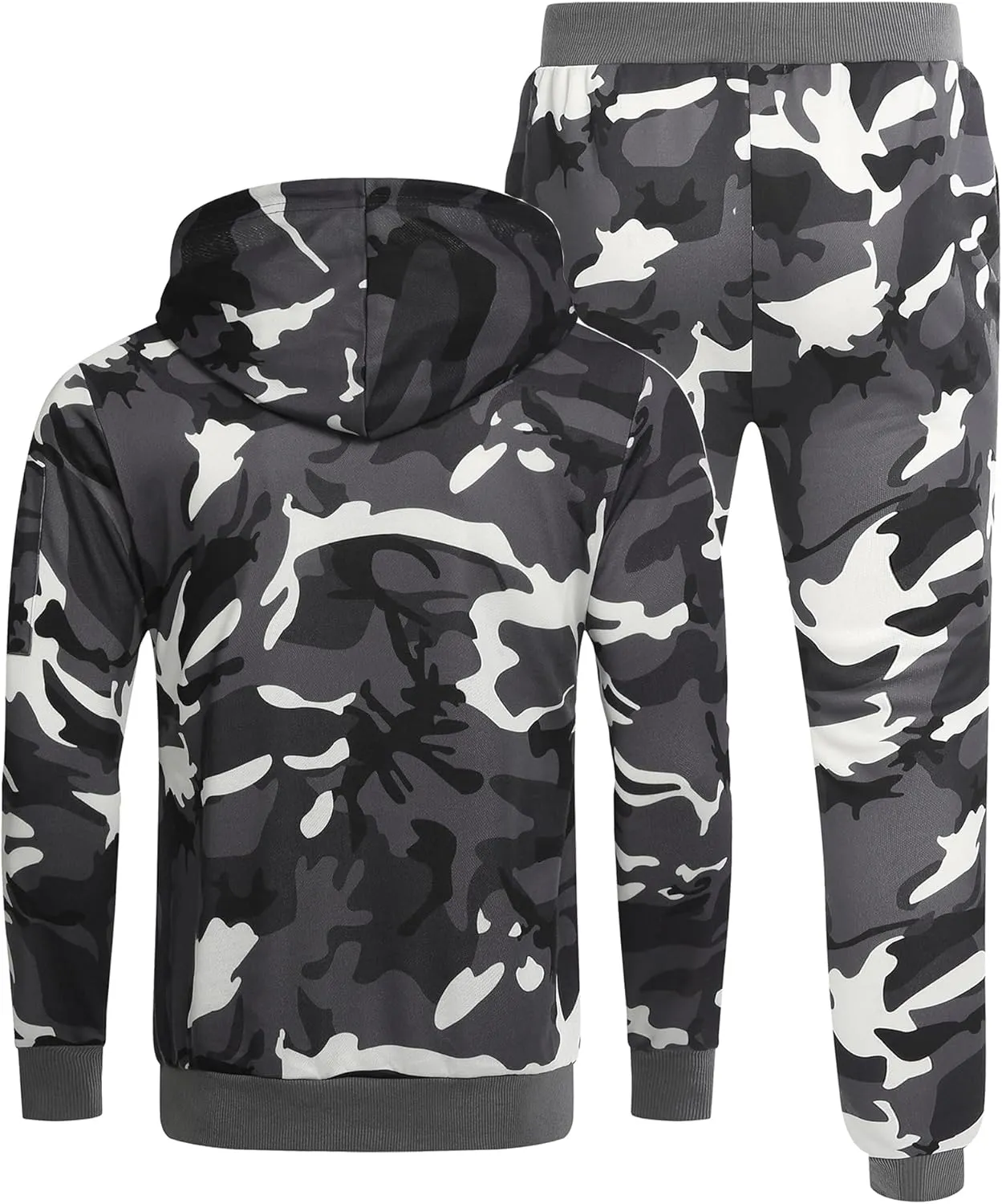 COOFANDY Men's Tracksuit 2 Piece Hooded Athletic Sweatsuits Casual Running Jogging Sport Suit Sets