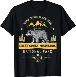 Great Smoky Mountains National Park T shirt Bear Vintage T-Shirt