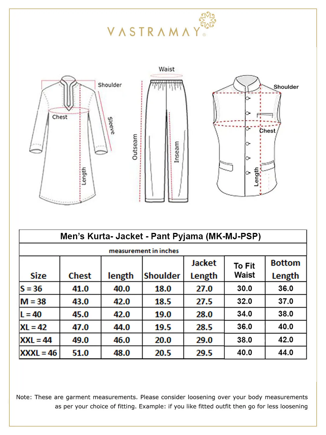 Jashvi Men's Onion Mirror Jacket With Kurta Pant Set