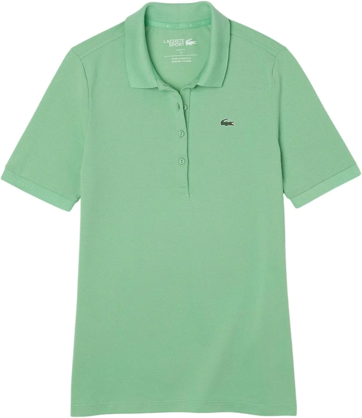 Lacoste Women's Sport Slim Fit Organic Cotton Golf Ultra-Dry Polo