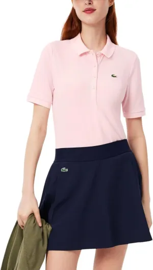 Lacoste Women's Sport Slim Fit Organic Cotton Golf Ultra-Dry Polo