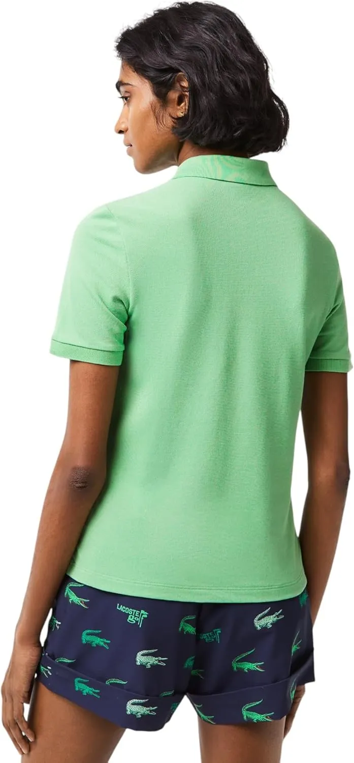 Lacoste Women's Sport Slim Fit Organic Cotton Golf Ultra-Dry Polo