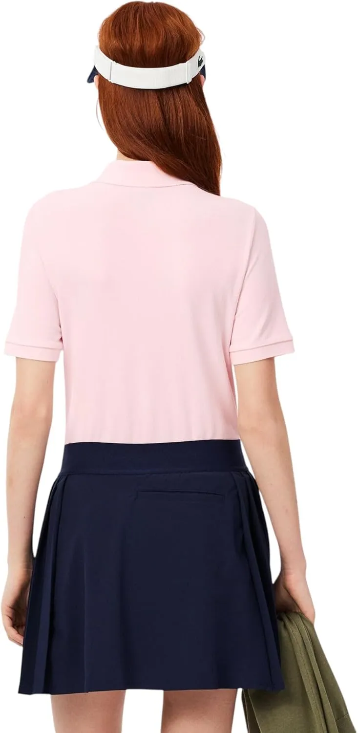 Lacoste Women's Sport Slim Fit Organic Cotton Golf Ultra-Dry Polo