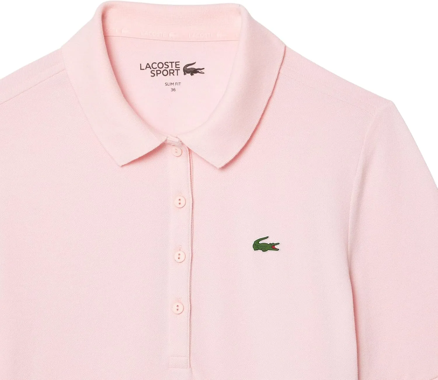 Lacoste Women's Sport Slim Fit Organic Cotton Golf Ultra-Dry Polo