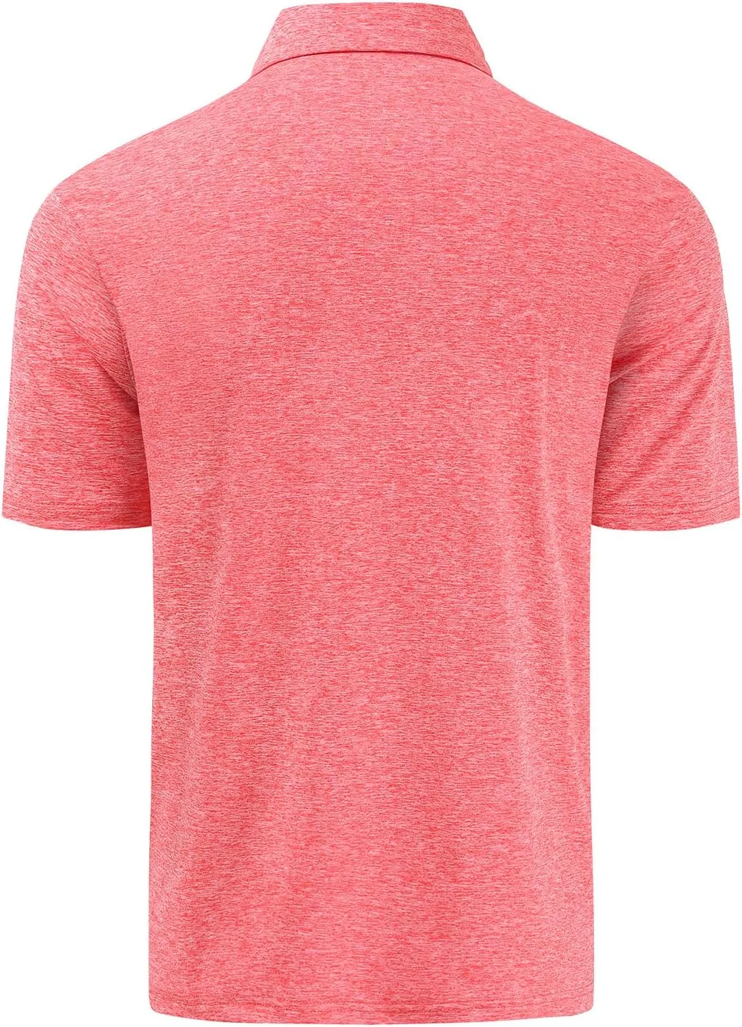Men's Quick Dry Golf Polo Shirt Moisture Wicking Performance Short Sleeve Athletic Golf Shirts for Men