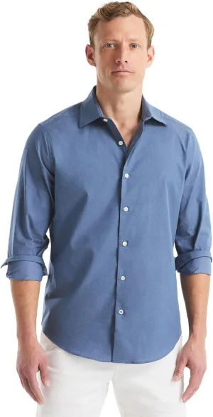 NAUTICA Men's Classic Fit Long Sleeve Button Down Shirt