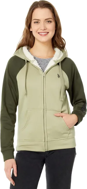 U.S. POLO ASSN. Raglan Color-Block Hoodie