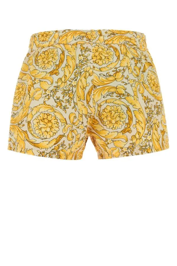 VERSACE | Printed polyester swimming shorts