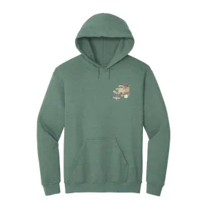 Vintage Haze Color Print | Faded Colors | Adult Hoodie