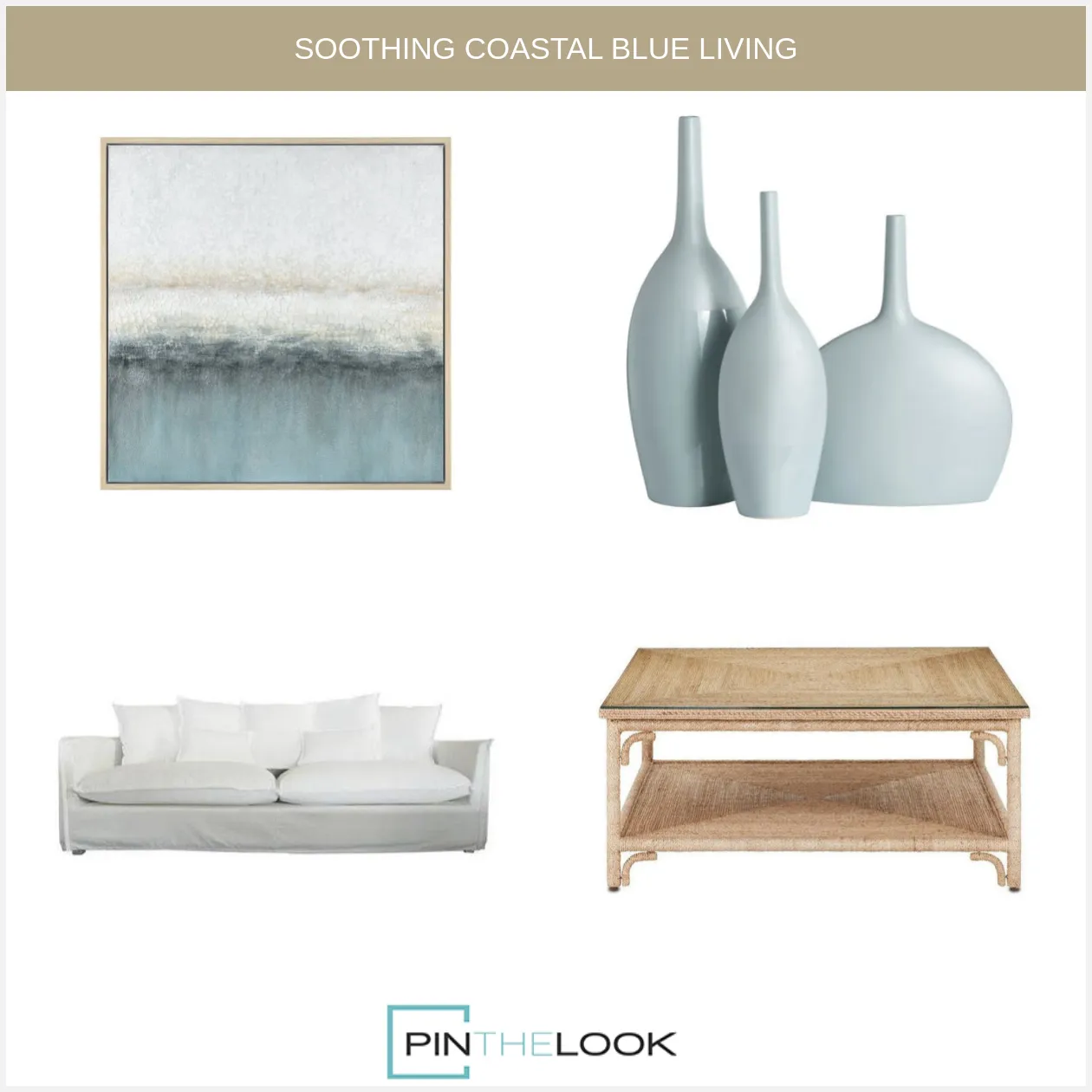 White Indoor and Outdoor Beachcomber Sofa