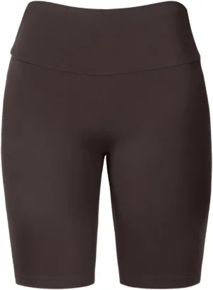 Women's Biker Shorts Buttery Soft High Waist Mid Thigh Cotton Spandex Pants