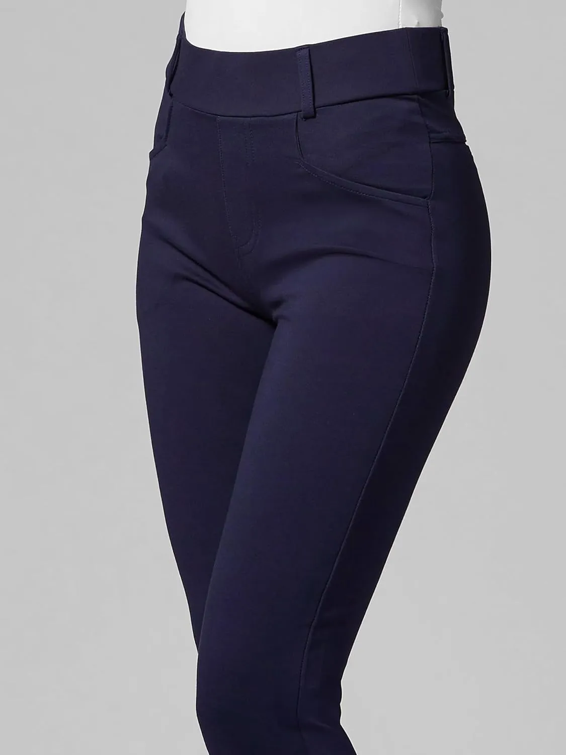 Women's Dress Pants - Wear to Work - Tummy Control Stretch - Pockets & Belt Loops - Bootcut (Available in Plus Size)